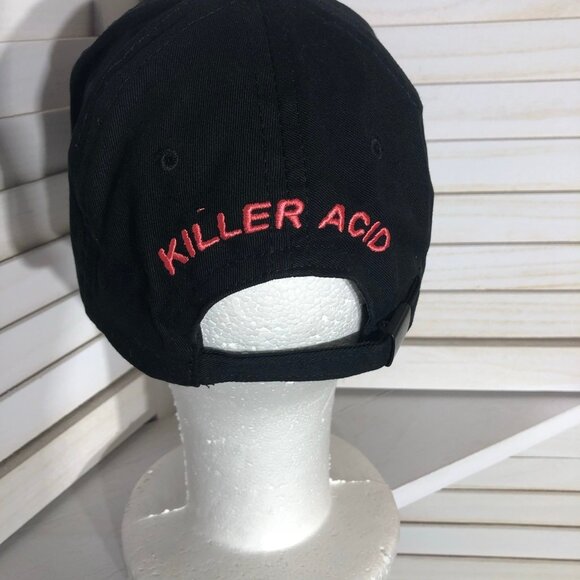 Killer Acid Strapback Hat Flip Your Lid Graphic Embroidery Adjustable Black OS - Picture 5 of 8